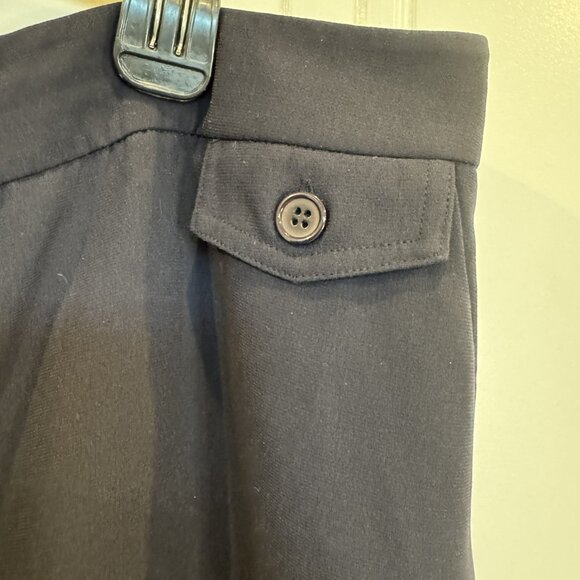 New York & Co. Black Trousers 12 Mid-Rise Straight Leg Workwear Formal Classic - Picture 4 of 5